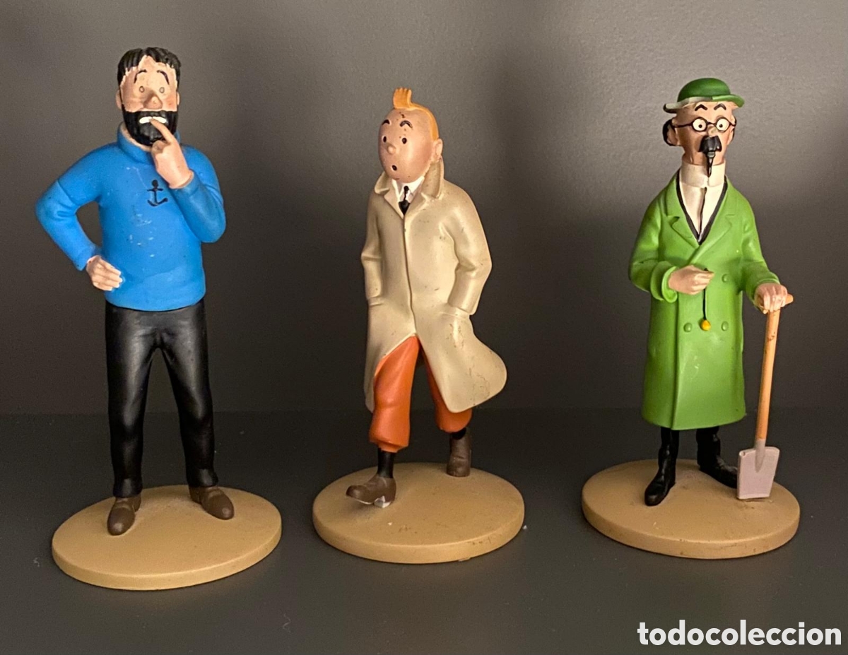 Figuras de goma y PVC: Lote 3 Figuras Moulinsart 2015