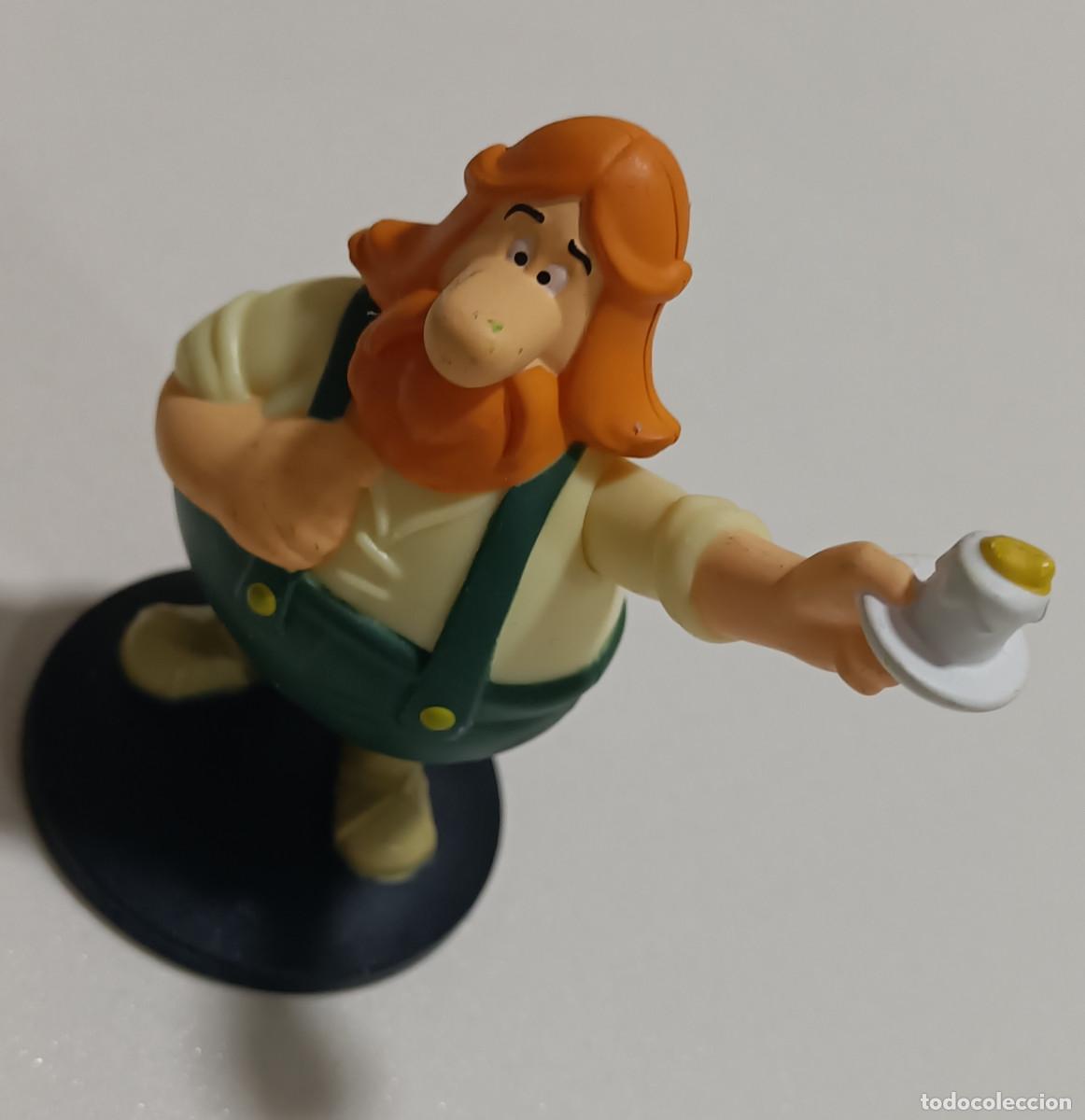 Figuras de goma y PVC: figura asterix PELIRROJO personaje mu&ntilde;eco vela peana petisuix petitsuix corcega secundario