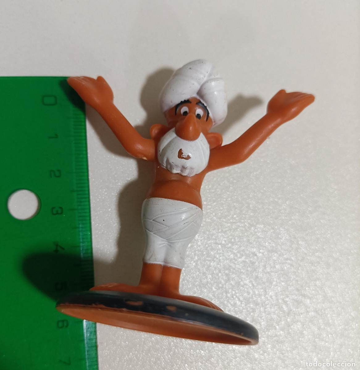 Figuras de goma y PVC: asterix figura personaje comic mu&ntilde;eco pvc goma indio india peana turbante