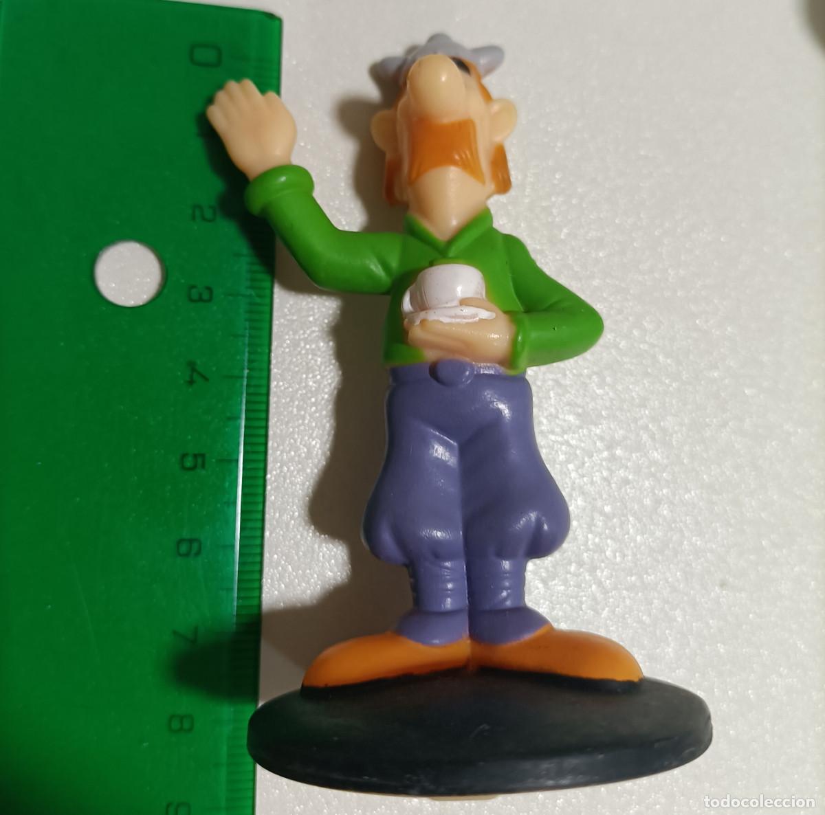 Figuras de goma y PVC: asterix Buent&oacute;rax figura personaje comic mu&ntilde;eco pvc goma promocional principal breton breta&ntilde;a peana