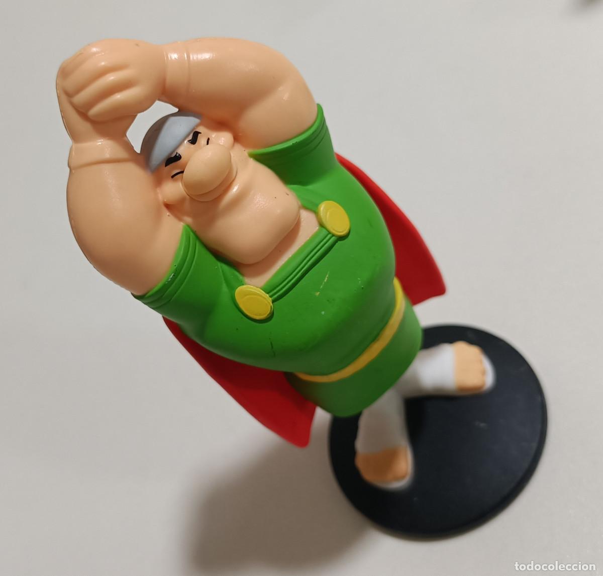 Figuras de goma y PVC: asterix figura personaje comic mu&ntilde;eco pvc goma promocional Prorromanix Aplusb&eacute;galix peana