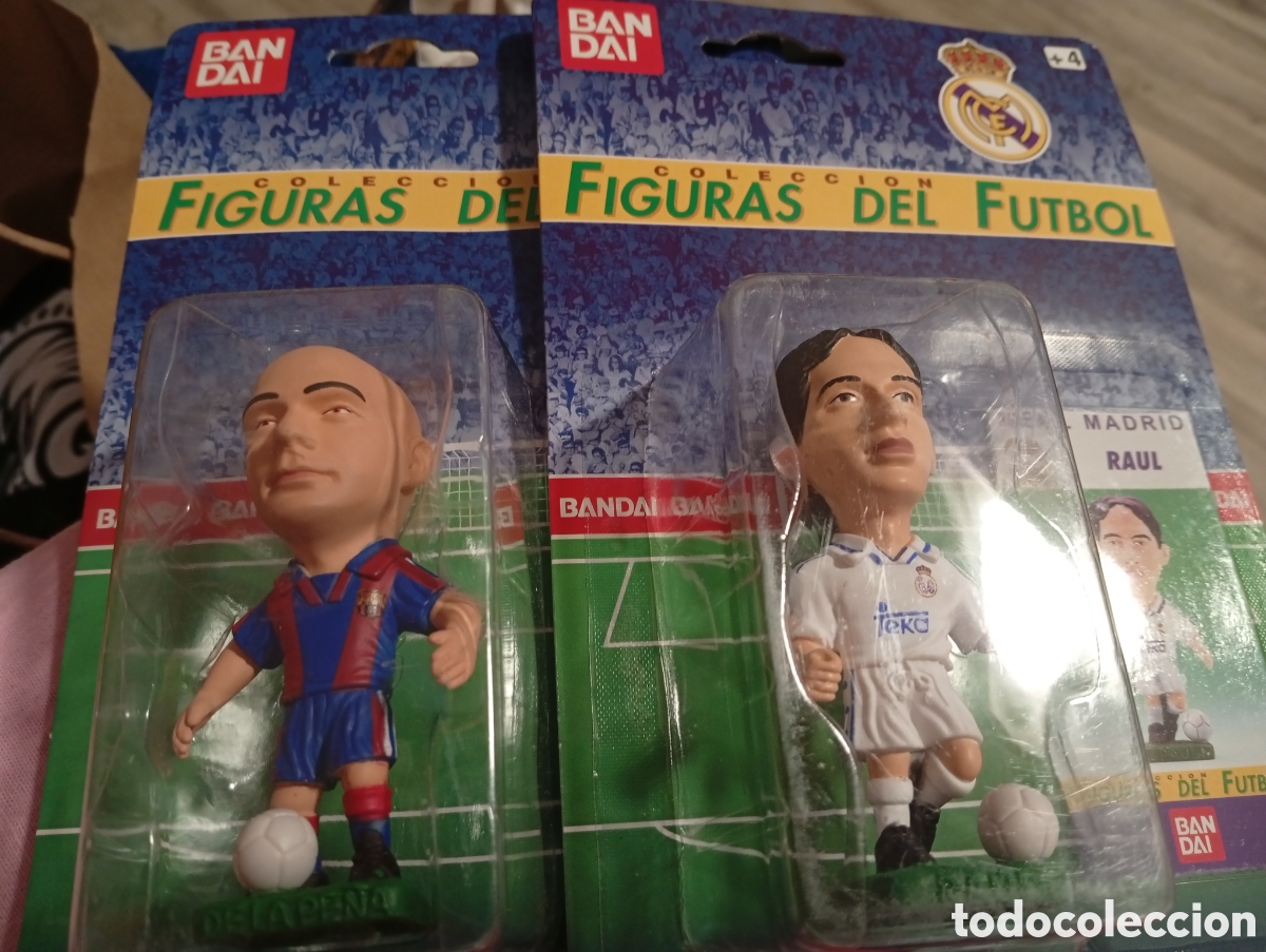 Figuras de goma y PVC: Figuras futbol BANDAI nuevas