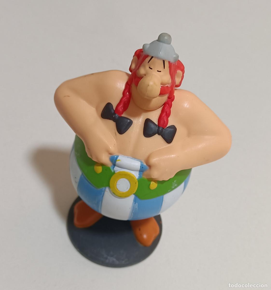 Figuras de goma y PVC: asterix figura personaje comic mu&ntilde;eco pvc goma promocional obelix mcdonalds mc donalds peana