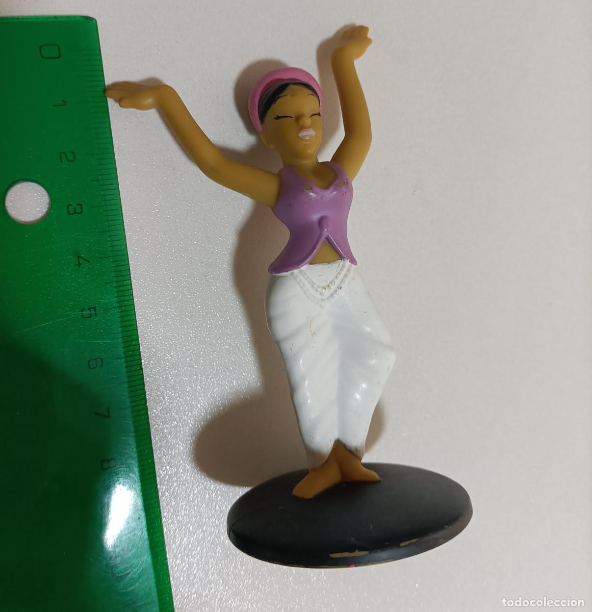 Figuras de goma y PVC: asterix figura personaje comic mu&ntilde;eco pvc goma promocional india hindu mcdonalds mc donalds peana