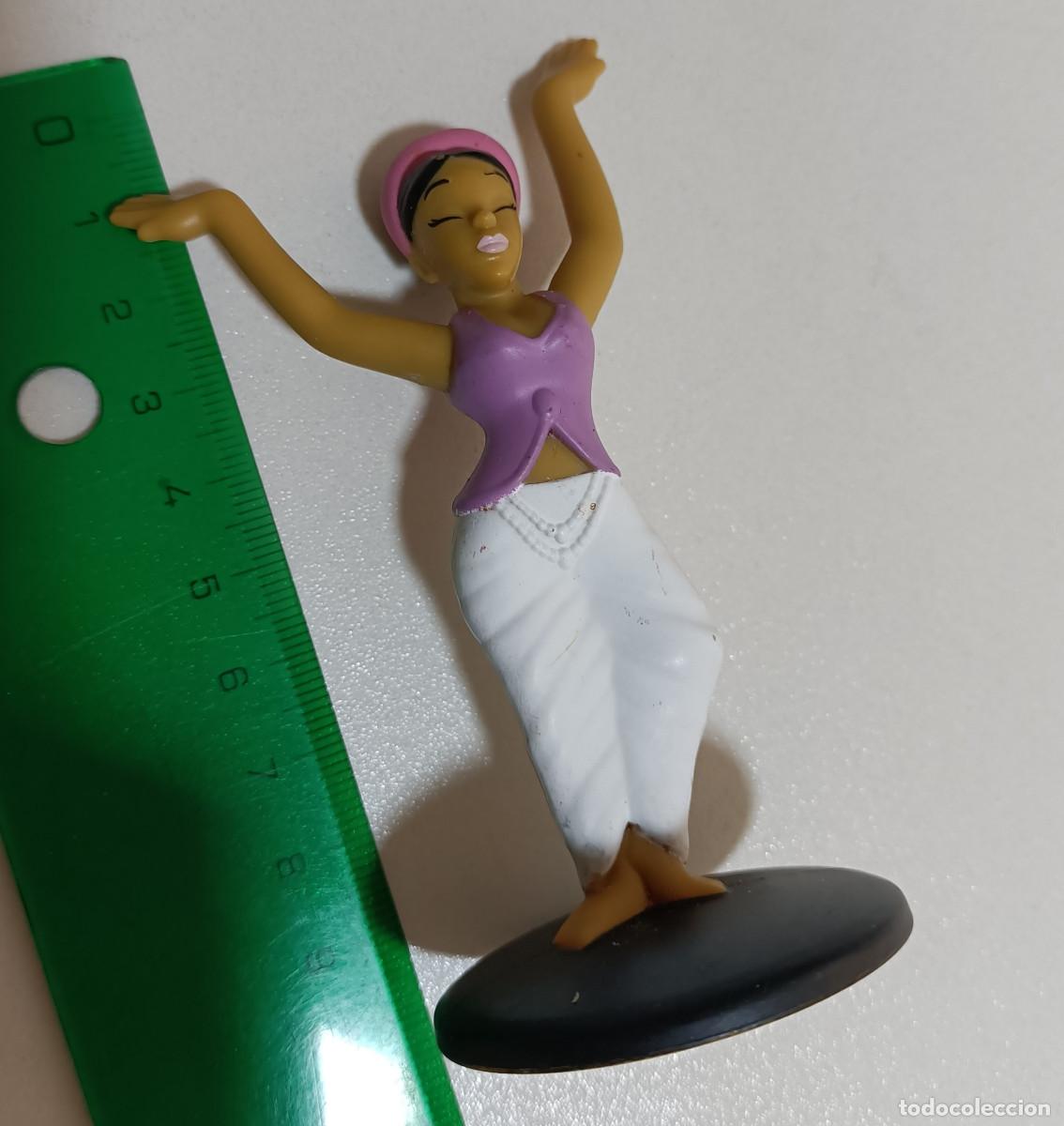 Figuras de goma y PVC: asterix figura personaje comic mu&ntilde;eco pvc goma promocional india hindu mcdonalds mc donalds peana