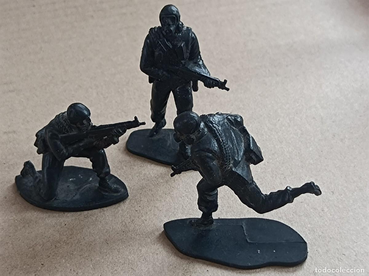 Figuras de goma y PVC: FIGURAS COMANDOS FUERZAS ESPECIALES - POSIBLEMENTE FABRICANTE ATLANTIC