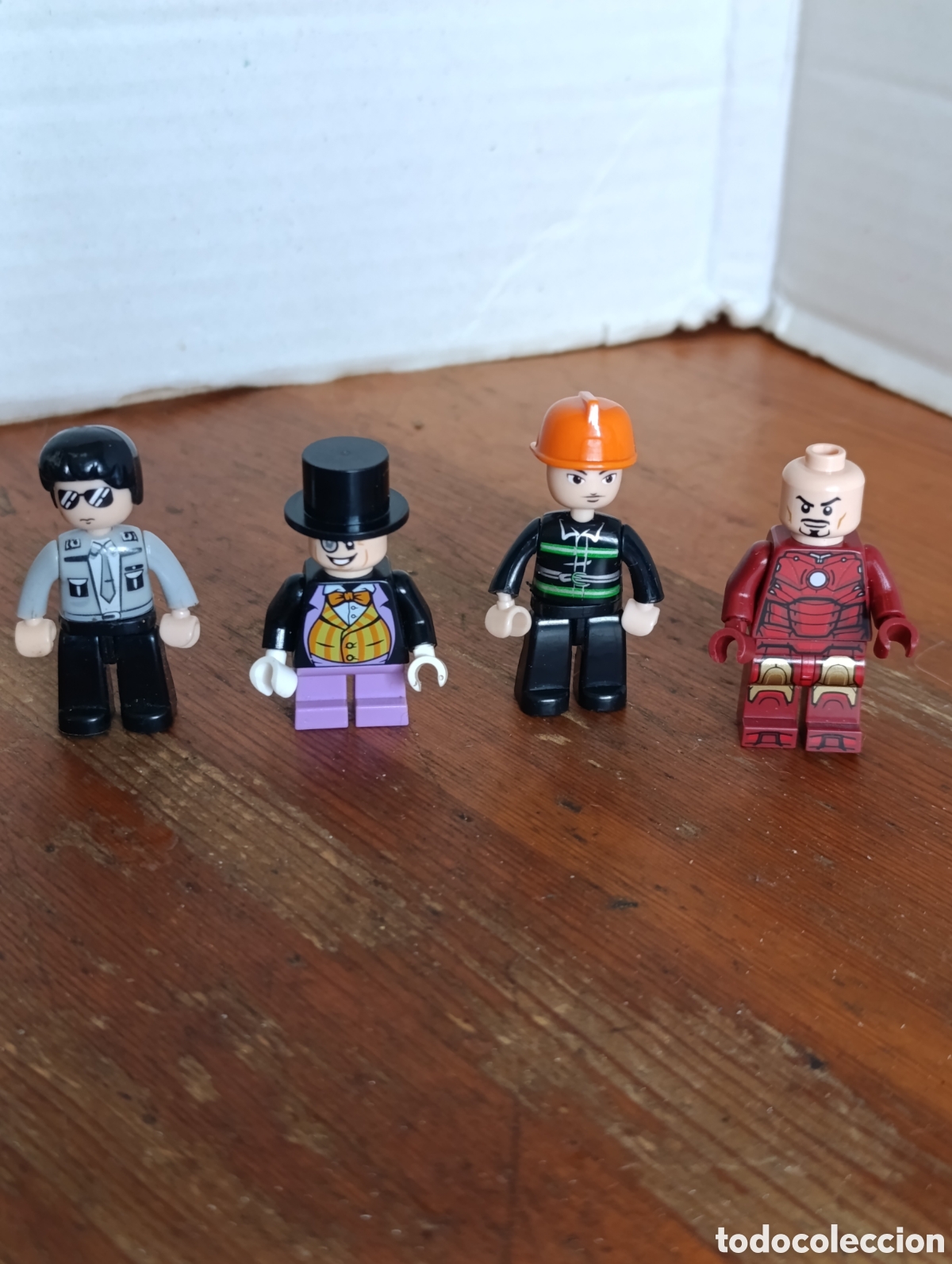 Figuras de goma y PVC: 4-FIGURITAS PVC.SIMIL A LEGO.