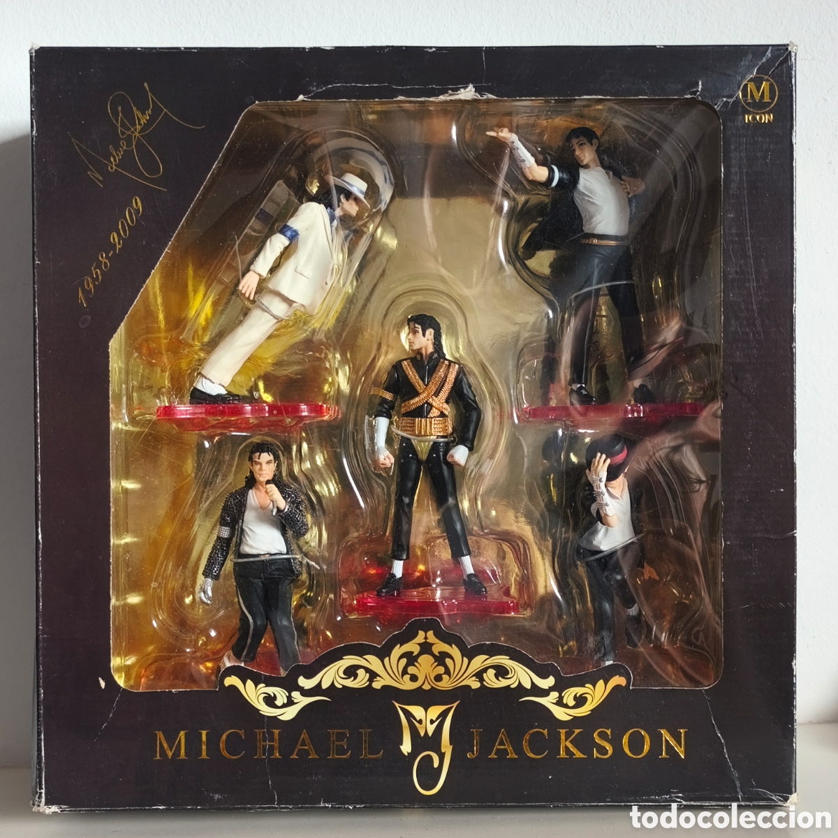 Figuras de goma y PVC: FIGURAS MICHAEL JACKSON, KING OF POP, THE WORLD TOUR DANGEROUS - SIN ABRIR