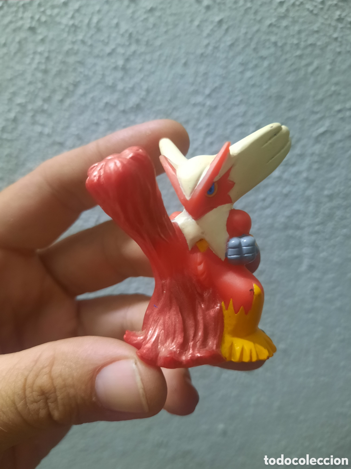 Figuras de goma y PVC: Figura Blaziken Bandai 2006 Pok&eacute;mon Kids.