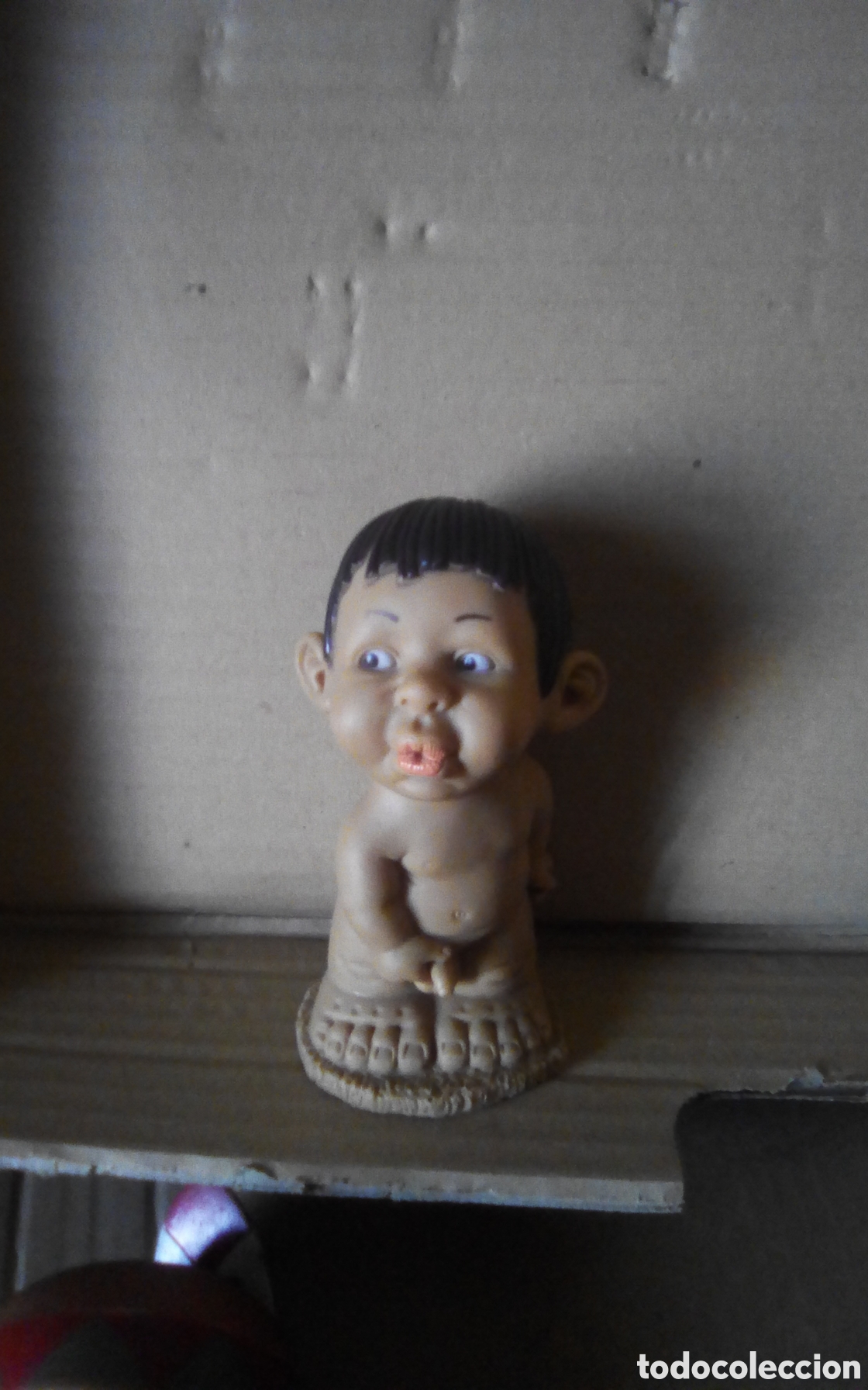 Figuras de goma y PVC: Figura de goma. Ni&ntilde;o piti gestos baby. De Joimy, a&ntilde;os 80s. N&deg; 10. Mide 13 cm., sin pito.