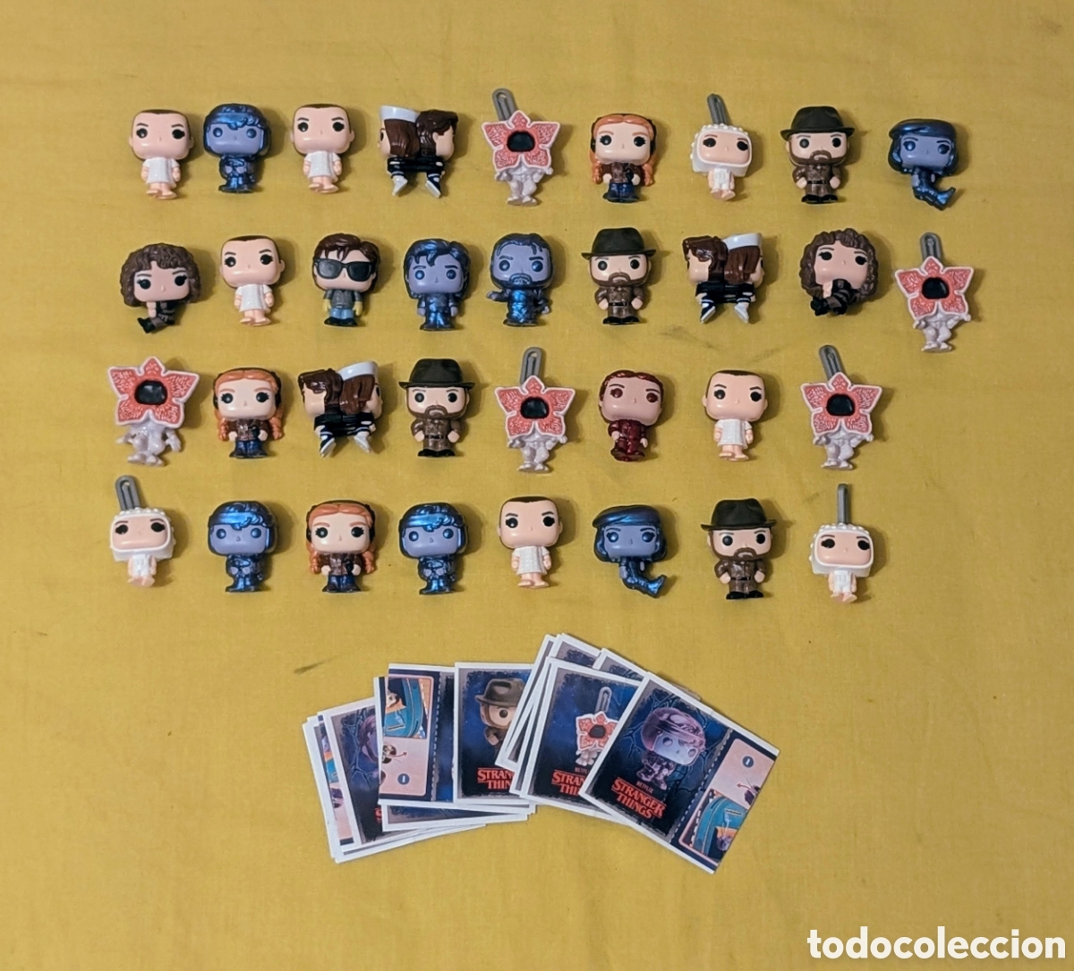 Figuras de goma Kinder: Lote Figuras Kinder Joy Funko Pop Stranger Things. Netflix
