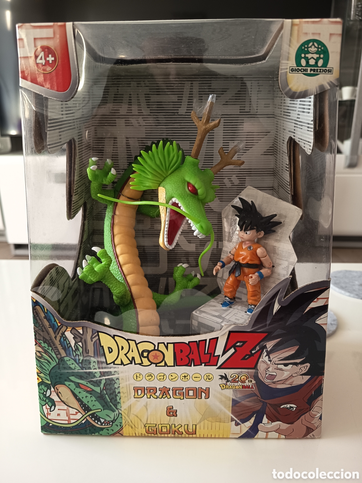 Figuras de goma y PVC: Shenron & Goku vintage