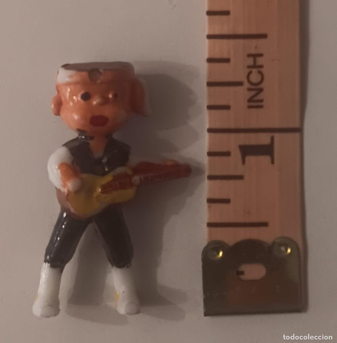 Figuras de goma y PVC: ANTIGUA FIGURA DE PLASTICO OPALINO ROSCON DE REYES A&Ntilde;OS 70