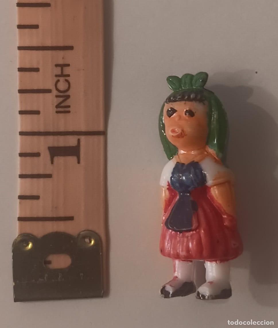 Figuras de goma y PVC: ANTIGUA FIGURA DE PLASTICO OPALINO ROSCON DE REYES A&Ntilde;OS 70