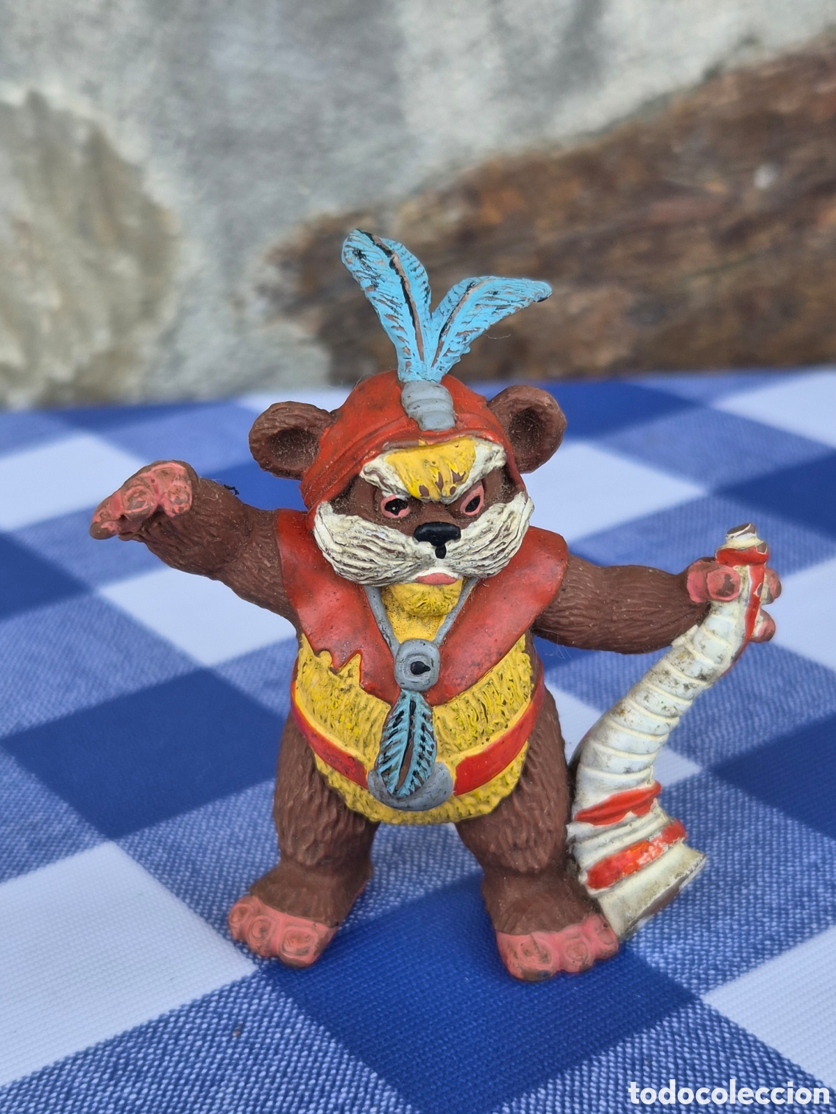Figuras de goma y PVC: ANTIGUA FIGURA EWOK COMICS SPAIN FIGURA PVC ORIGINAL
