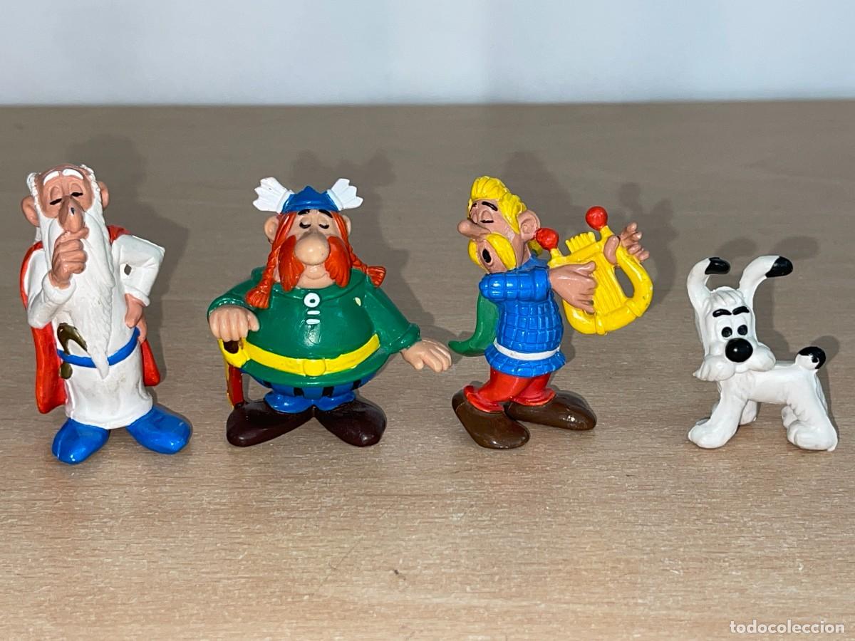Figuras de goma y PVC: Comics Spain LOTE 4 Figuras pvc Asterix Obelix Panoramix Abraracurcix Asuranceturix Ideafix a&ntilde;os 80