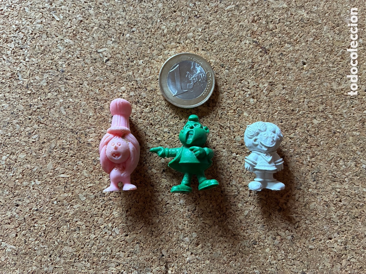 Figuras de goma y PVC: Figuras PVC Dunkin. Caco Bonifacio/ Zape?/ los sabios (conductor de tren)