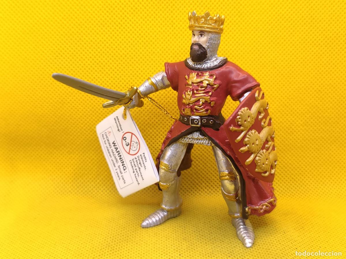 Figuras de goma y PVC: Papo Ricardo coraz&oacute;n de Le&oacute;n, rey medieval ingl&eacute;s