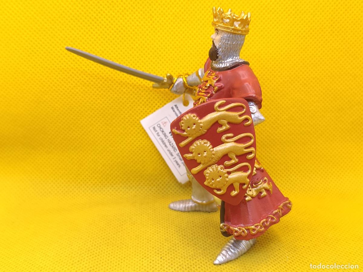 Figuras de goma y PVC: Papo Ricardo coraz&oacute;n de Le&oacute;n, rey medieval ingl&eacute;s - Foto 2