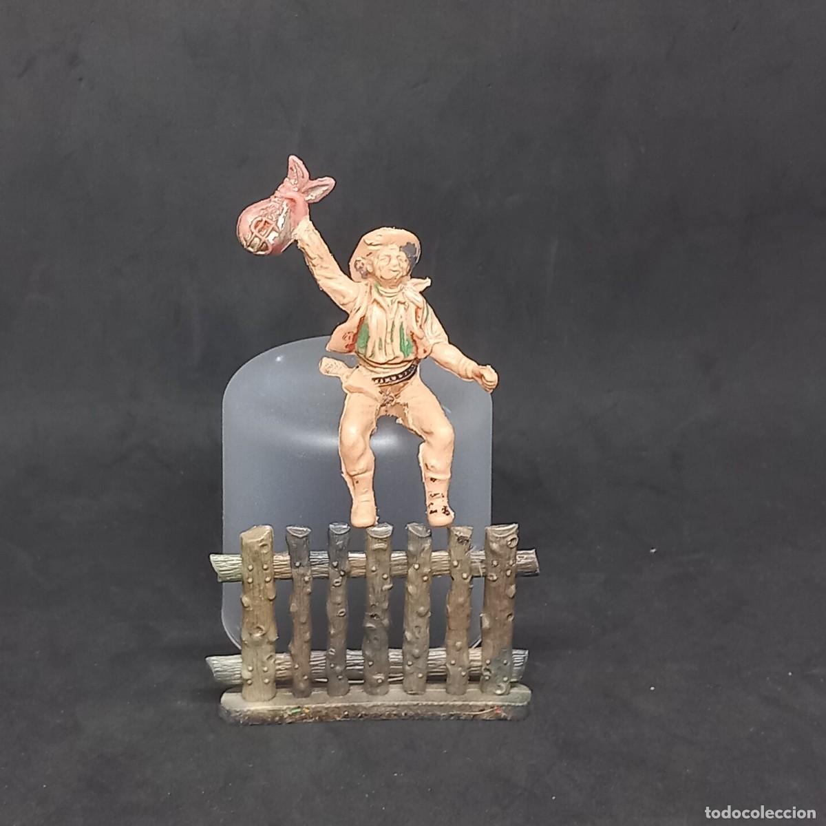 Figuras de Borracha e PVC: REAMSA COWBOY VAQUERO SENTADO CONDUCTOR DILIGENCIA O CARRETA CARAVANA OESTE VALLA 60'S-70'S PTOY