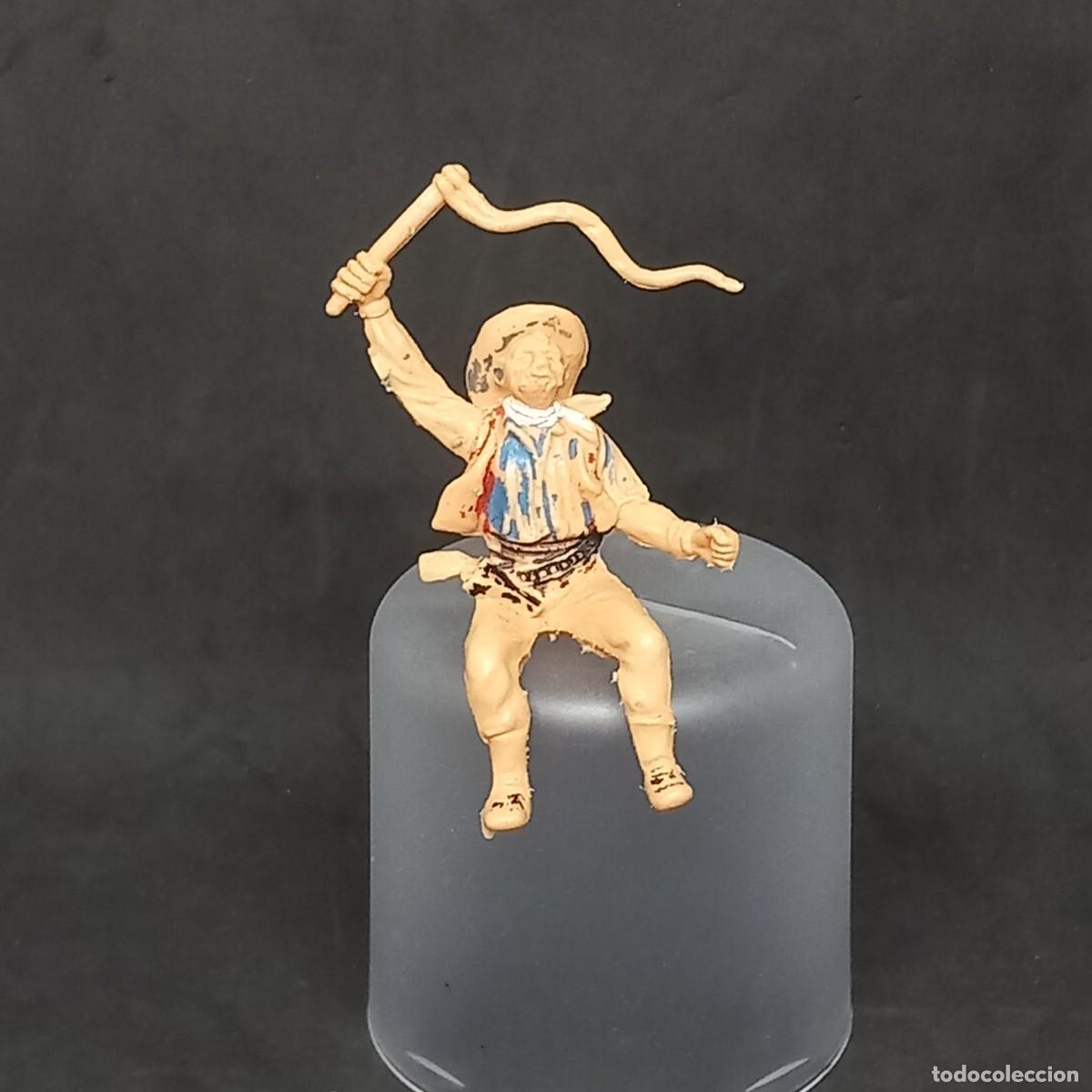 Figure di Gomma e PVC: REAMSA COWBOY VAQUERO SENTADO CONDUCTOR DILIGENCIA O CARRETA CARAVANA OESTE 60'S-70'S PTOY