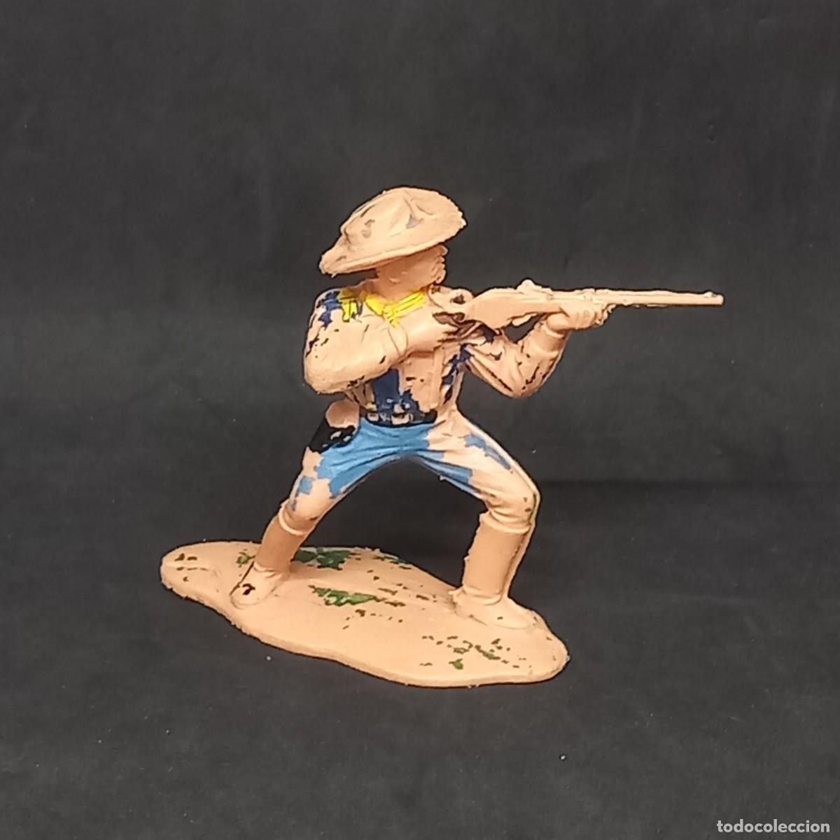 Figuras de goma y PVC: REAMSA OESTE SOLDADO 7&deg; DE CABALLER&Iacute;A FEDERAL REF 404 BATALLA LITTLE BIG HORN CUSTER 60-70 PTOY