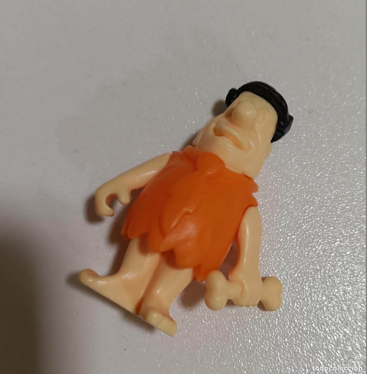 Figuras de goma Kinder: pedro picapiedra kinder mu&ntilde;eco montable figurita figura mu&ntilde;equito antiguo