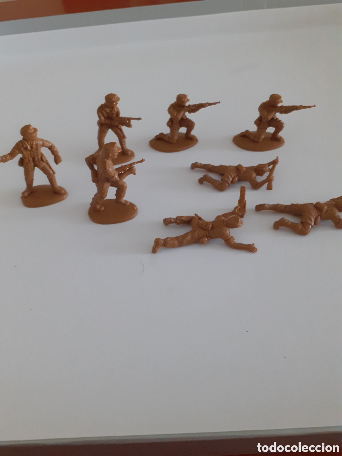 Figuras de goma y PVC: FIGURAS SOLDADOS AFRIKA KORPS PLASTICO TIPO JECSAN,REAMSA ETC ETC
