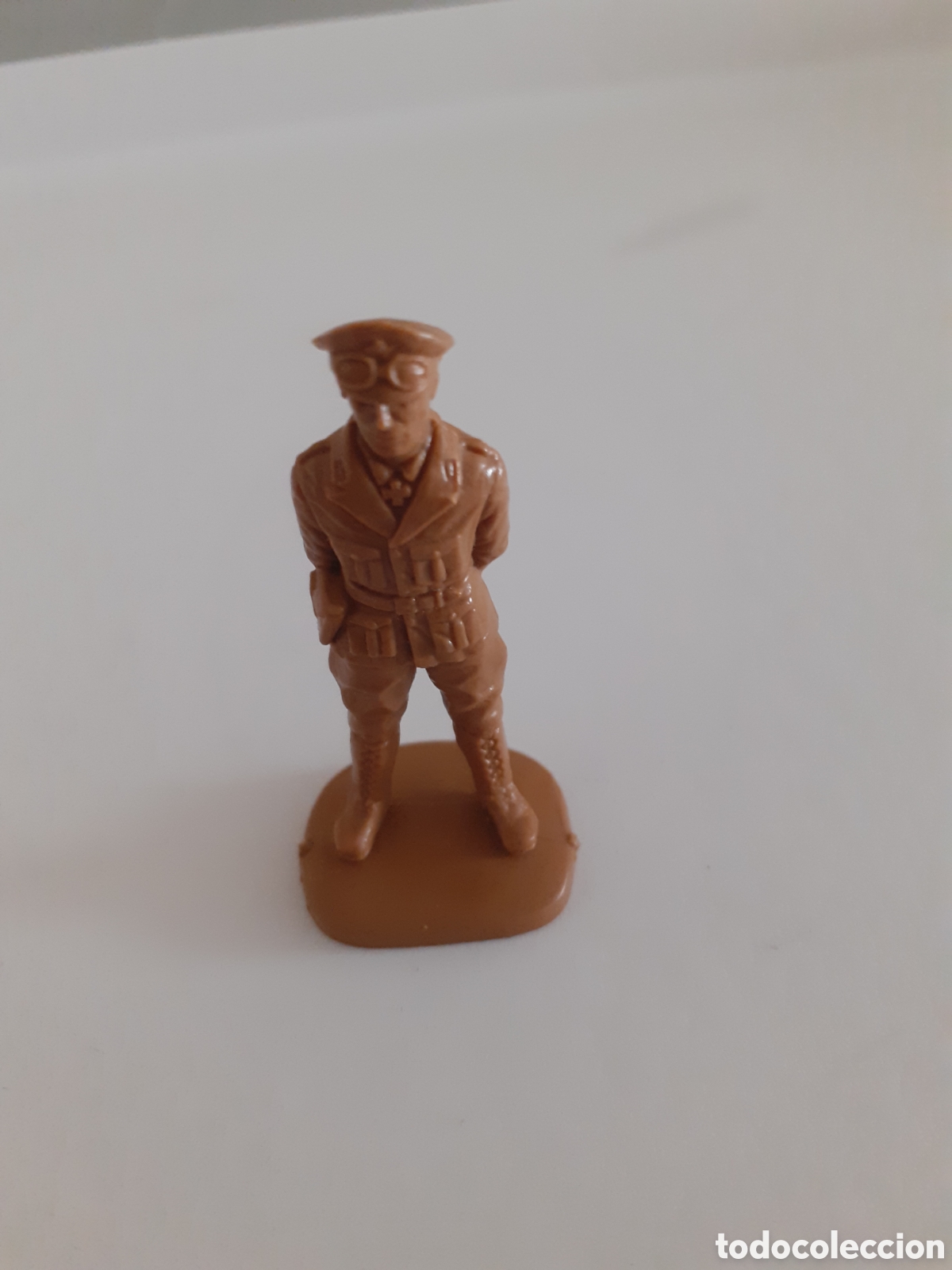 Figuras de goma y PVC: FIGURA SOLDADO OFICIAL AFRIKA KORPS PLASTICO TIPO JECSAN,REAMSA