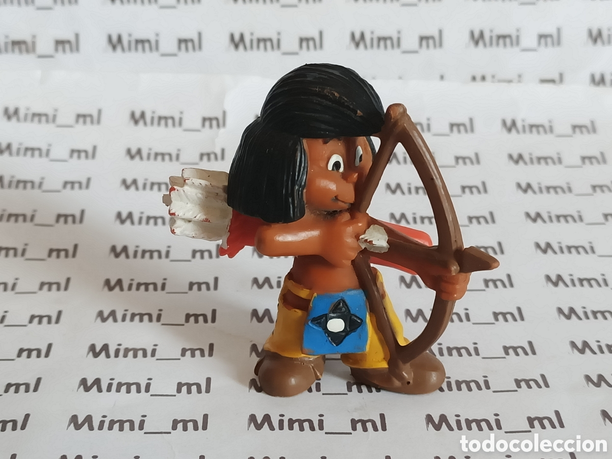 Figuras de goma y PVC: Schleich figura pvc indio Yakari