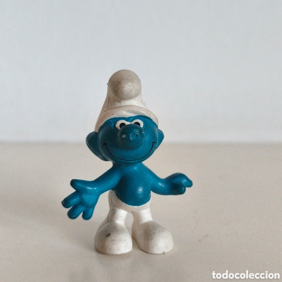 Figuras de goma y PVC: Pitufo normal, Peyo, Schleich, W. Germany 2, 1978&ndash;1981