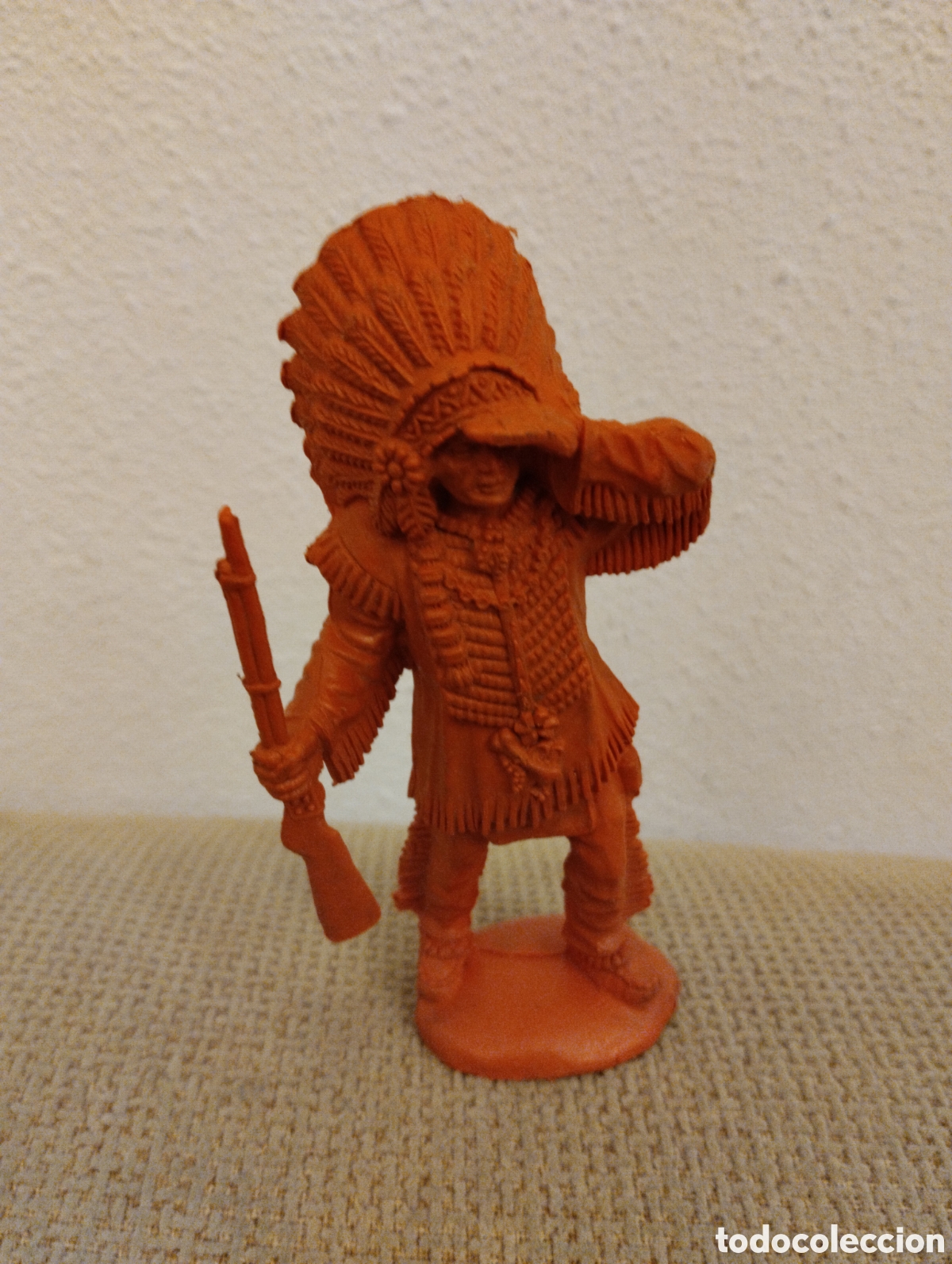Figuras de goma y PVC: Indio serie grande a&ntilde;os 60/70