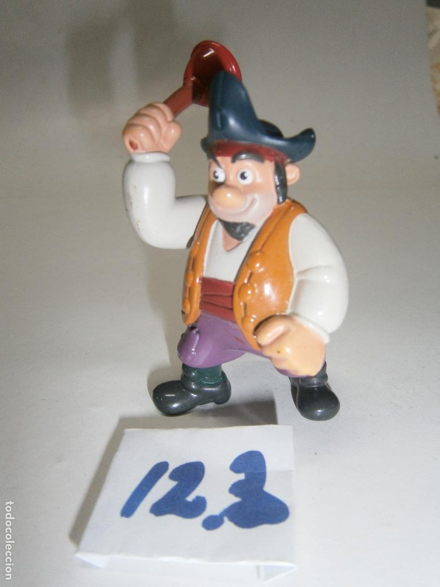 Figuras de goma y PVC: FIGURA DE GOMA O PVC - SHARKY (JAKE Y LOS PIRATAS DE NUNCA JAMAS) - DISNEY