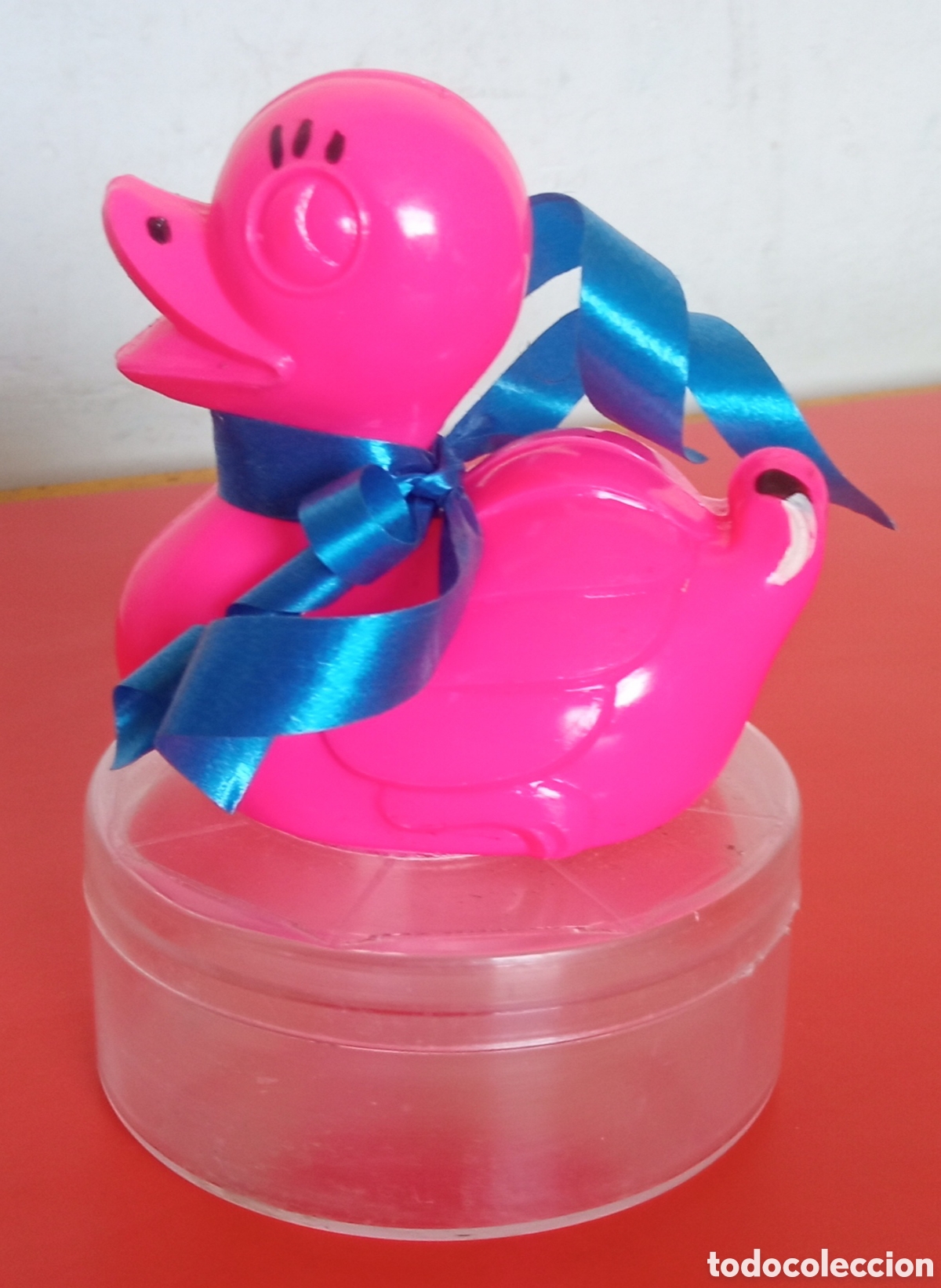 Figuras de goma y PVC: BOMBONERA PATITO.BOTOPLASTIC 70'S.NUEVA.