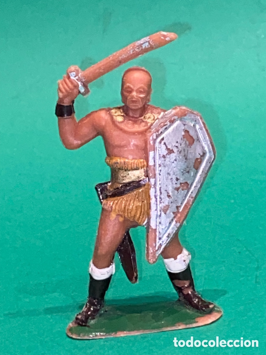 Figuras de goma y PVC: Figura HORDAS GUERRERAS de JECSAN, a&ntilde;o 1963 (tipo REAMSA, PECH)
