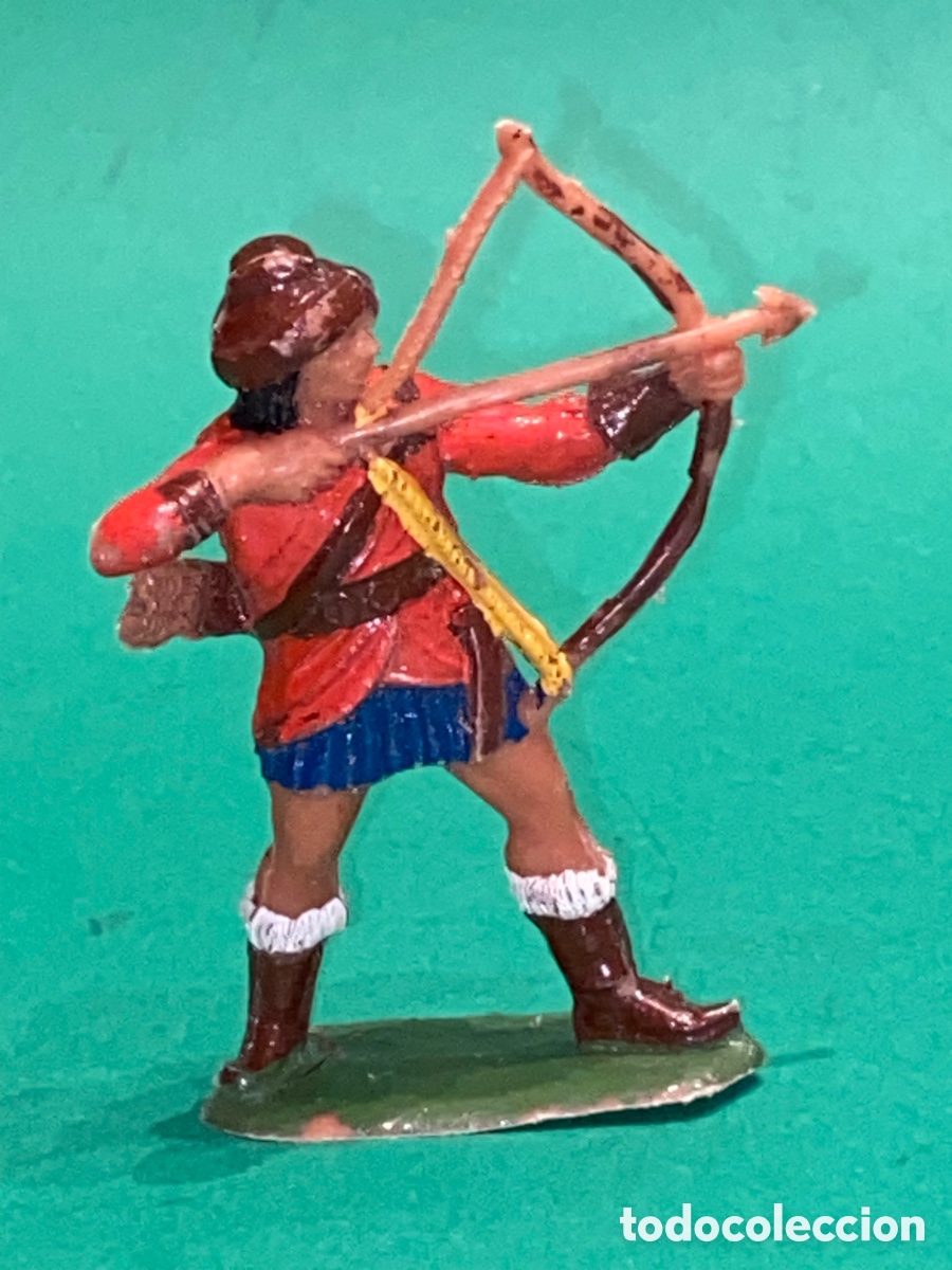 Figuras de goma y PVC: Figura GUERRERO HUNO, a&ntilde;o 1963 (tipo REAMSA, PECH)