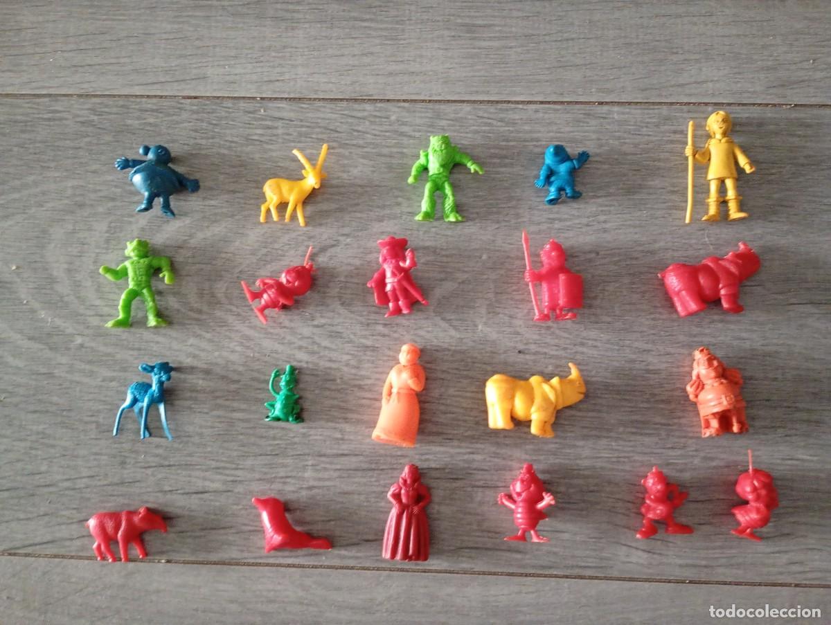 Figuras de goma y PVC: Lote figuras dunkin a&ntilde;os 70-80