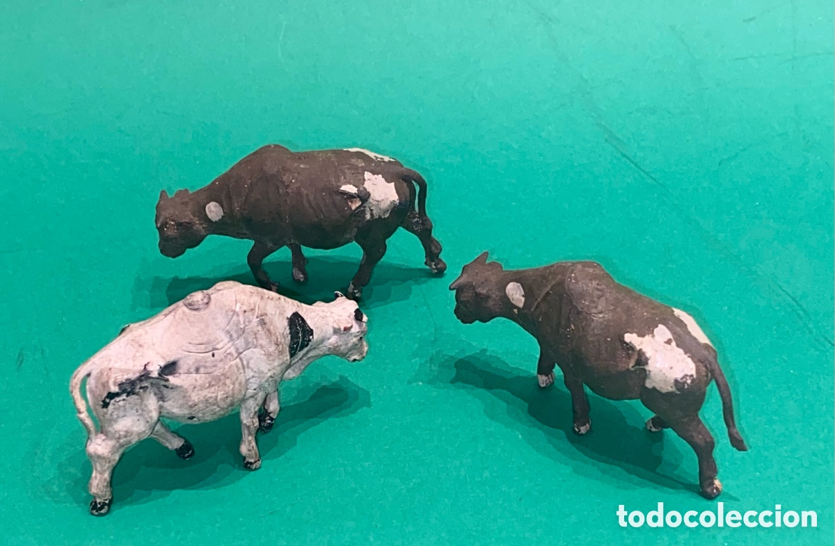 Figuras de goma y PVC: Reses de Gama, en goma. (Tipo PECH, REAMSA)