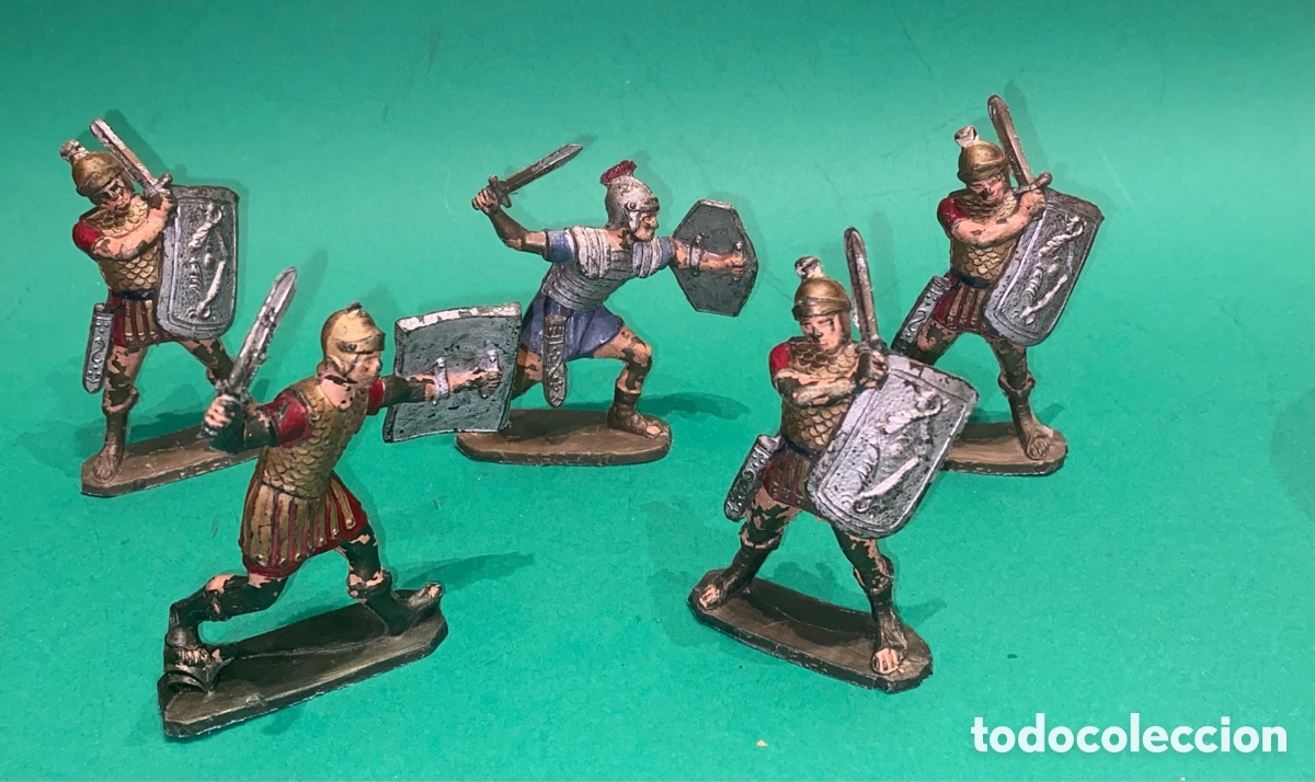 Figuras de Borracha e PVC: FIGURAS/ROMANOS de MOYA , pl&aacute;stico, a&ntilde;os 60 (tipo JECSAN, REAMSA, COMANSI)