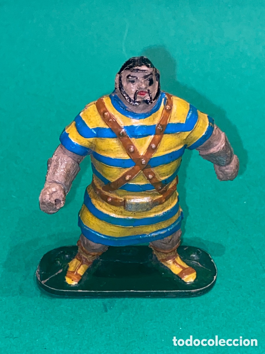 Figuras de goma y PVC: GOLIATH. REALIZADO POR JIN . SERIE EL CAPITAN TRUENO. ORIGINAL A&Ntilde;OS 50 EN GOMA