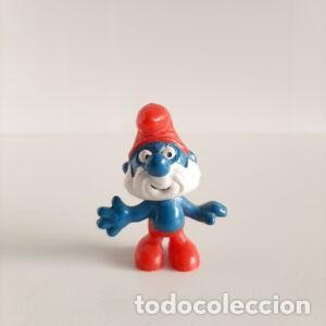 Figuras de goma y PVC: Grande Puffo VINTAGE&nbsp; SMURF Marca: Schleich Anno: 1991 - VINTAGE Papa Smurf