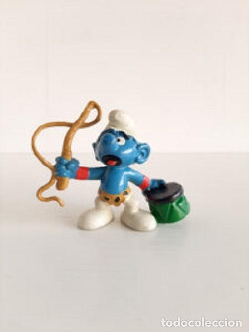 Figuras de goma y PVC: Giocattoli da collezione PUFFO DOMATORE vintage - SCHLEICH - el Pitufo Domador - Smurf Tamer