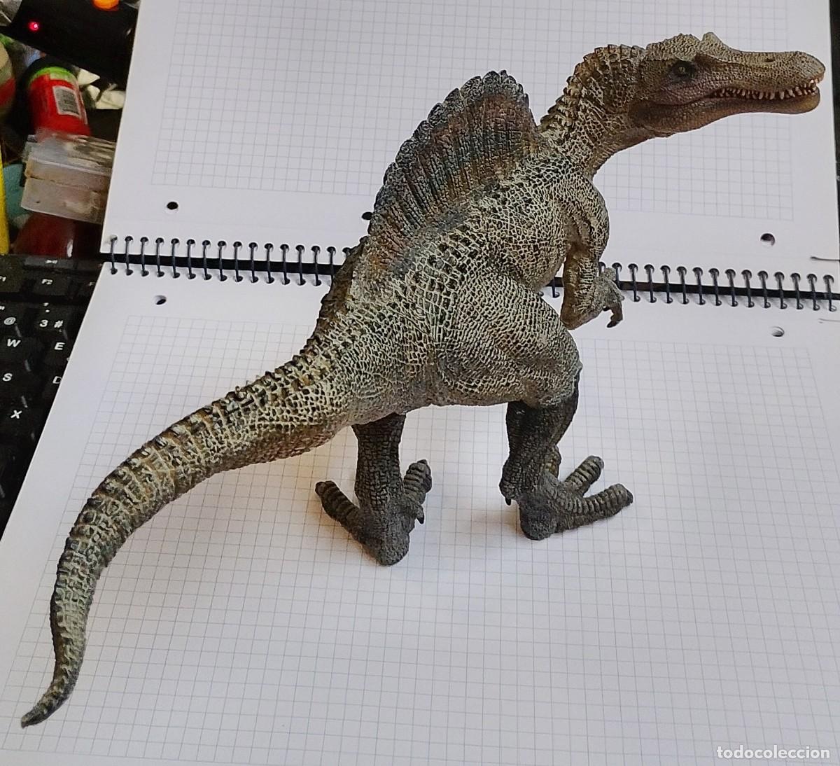 Figuras de goma y PVC: ESPINOSAURUS. Figura PVC muy realista. Buen tama&ntilde;o. Boca articulada.