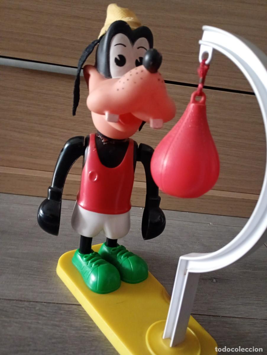 Figuras de goma y PVC: Raro Mu&ntilde;eco Goofy boxeador a&ntilde;os 70-80