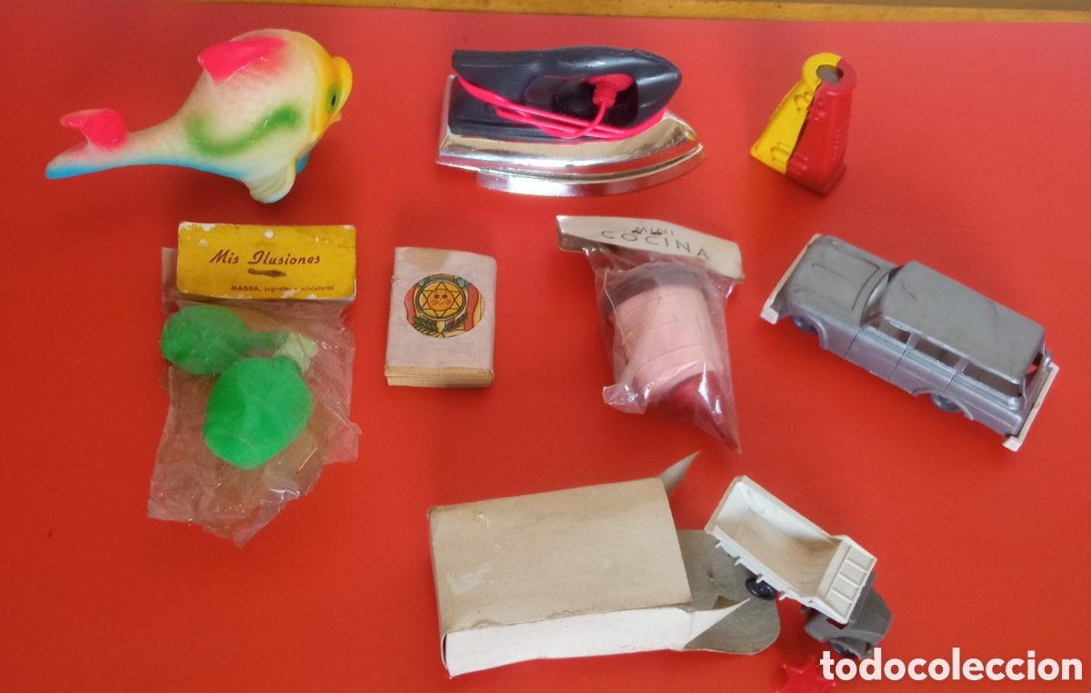 Figuras de goma y PVC: LOTE DE 8 JUGUETES SURTIDOS.NACIONAL 70'S.NUEVOS.