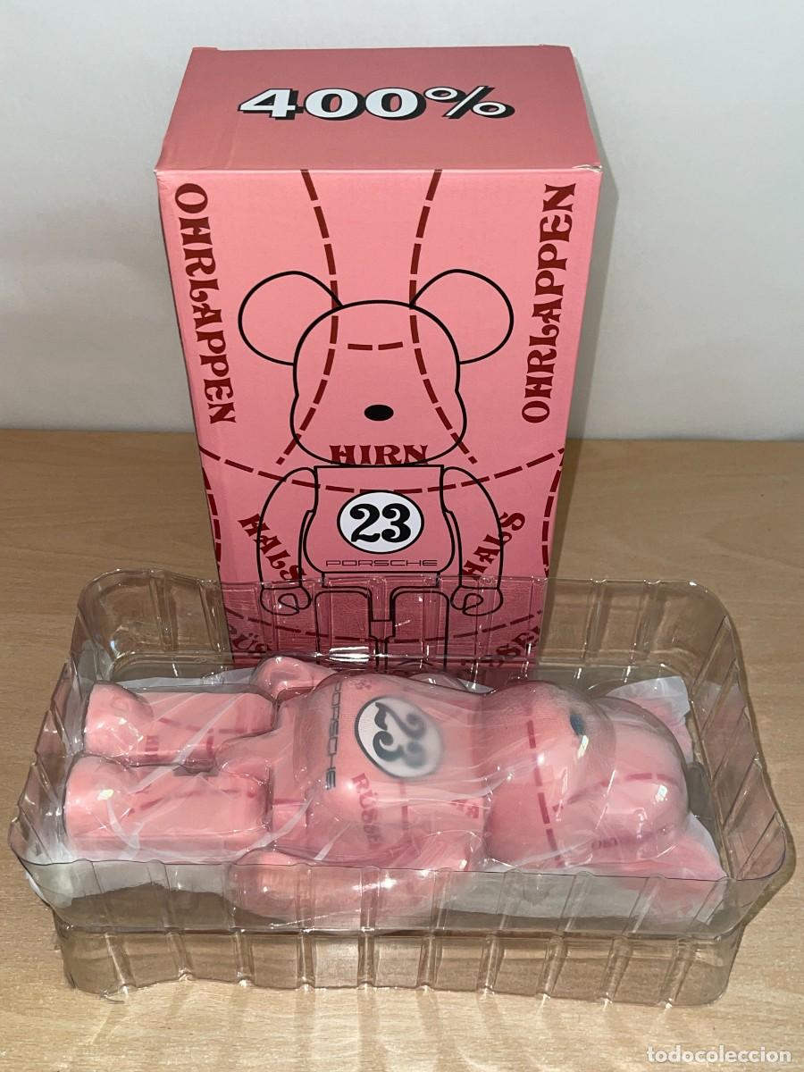 Figuras de goma y PVC: Figura Bearbrick Porsche 917/20 &rdquo;Pink Pig&rdquo; #23 400% 28cm Medicom Toy con caja 24h Le Mans 1971