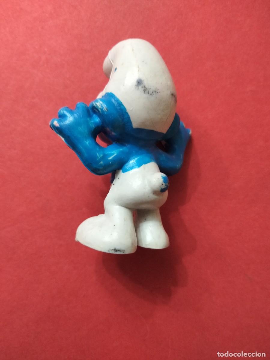 Figuras de goma y PVC: Pitufo PVC Burl&oacute;n PEYO - Foto 2