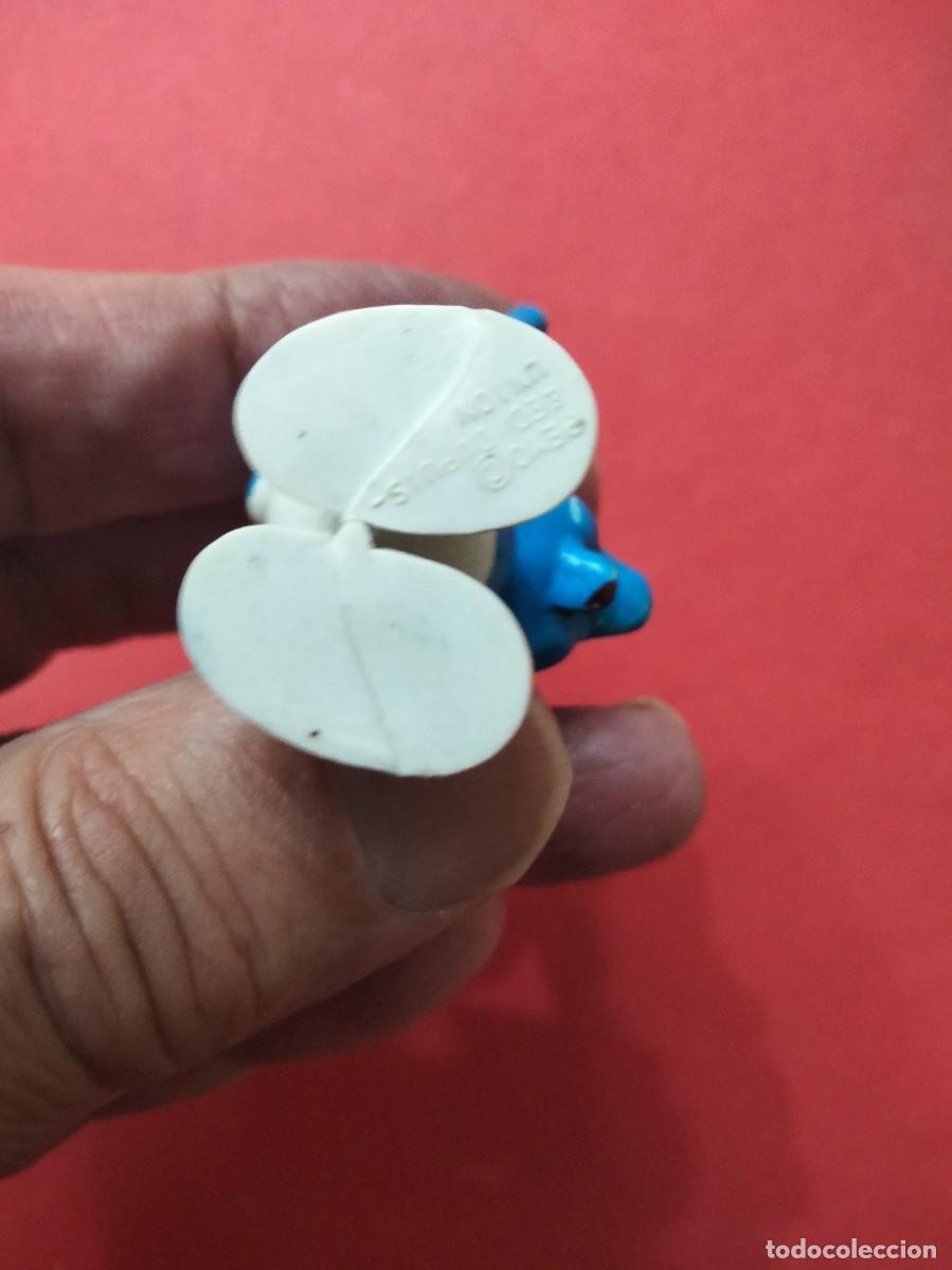 Figuras de goma y PVC: Pitufo PVC Burl&oacute;n PEYO - Foto 3