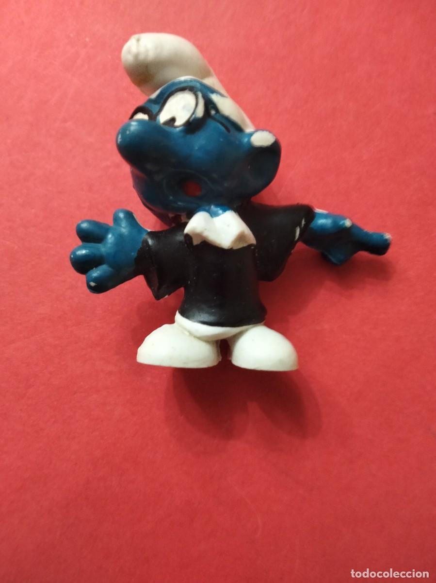Figuras de goma y PVC: Figura Pitufo Juez PVC PEYO
