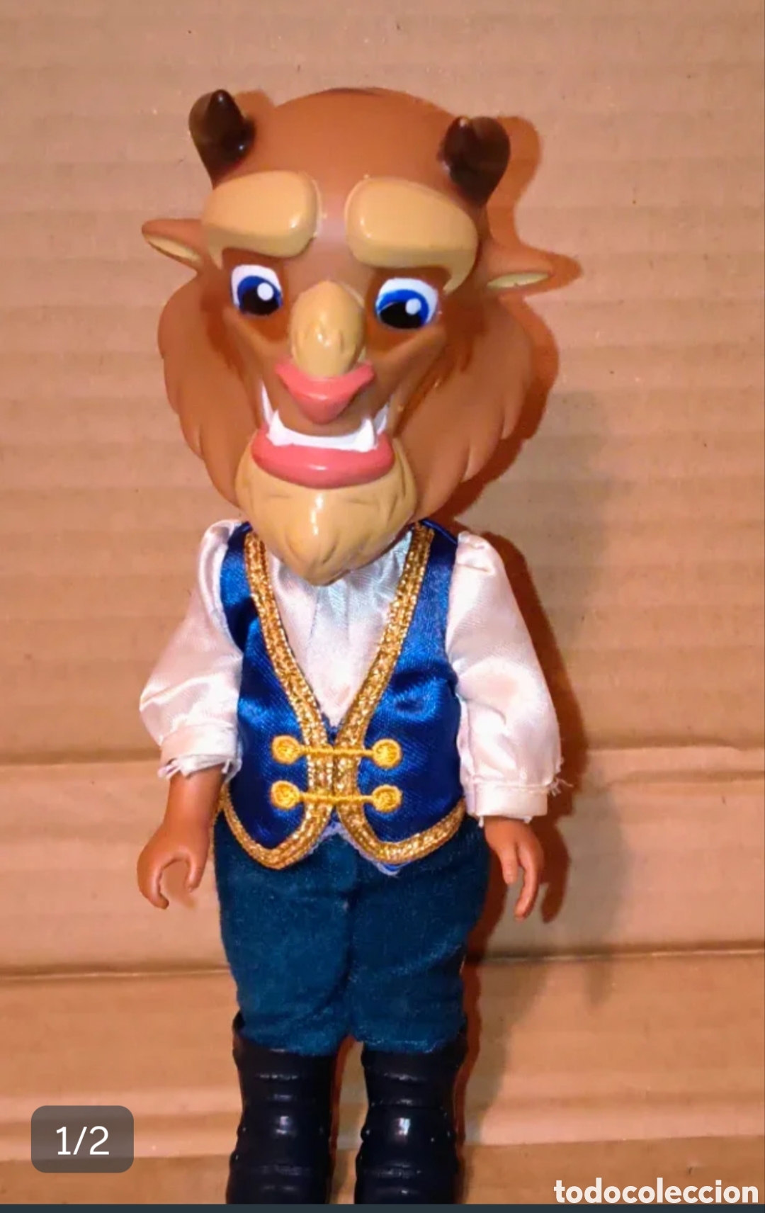 Figuras de goma y PVC: Mu&ntilde;eco la Bella y la bestia